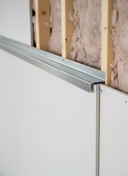 Z-Profil aus V2A Edelstahl Raute 1mm stark