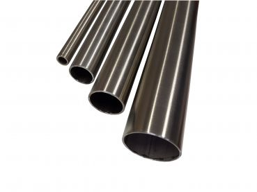 K240 140cm auf Zuschnitt Edelstahl Rundrohr V2A /Ø 80x2mm L/änge 1400mm