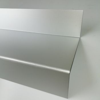 Z-Profil aus Aluminium 1,5 mm silber natur eloxiert