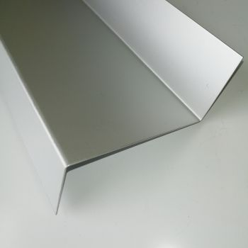 Z-Profil aus Aluminium 2,0 mm silber natur eloxiert