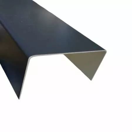 U-Profil aus Stahl verzinkt RAL7016 beschichtet 0,75 mm stark anthrazitgrau