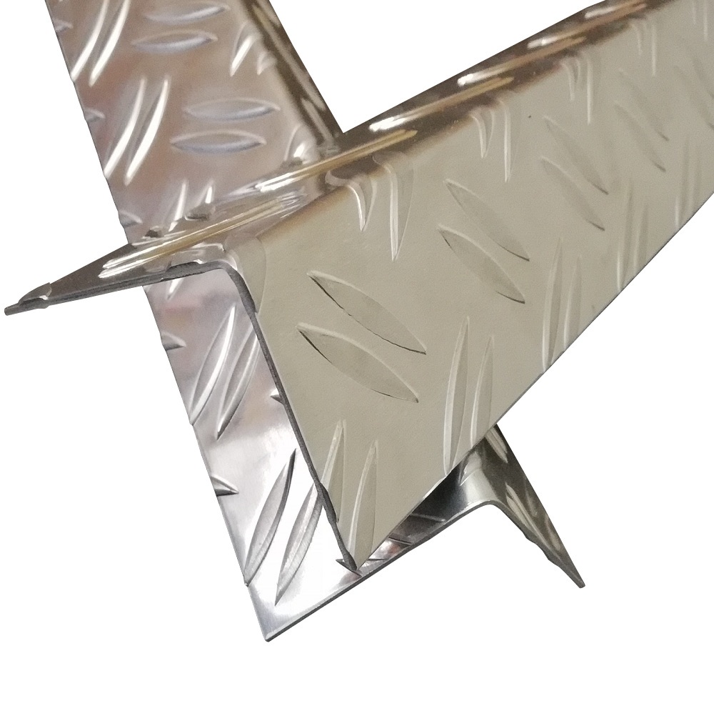 Aluminium Z-Profil Riffelblech Quintett 2,5/4,0 mm Abdeckleiste Z Winkel bis 2m