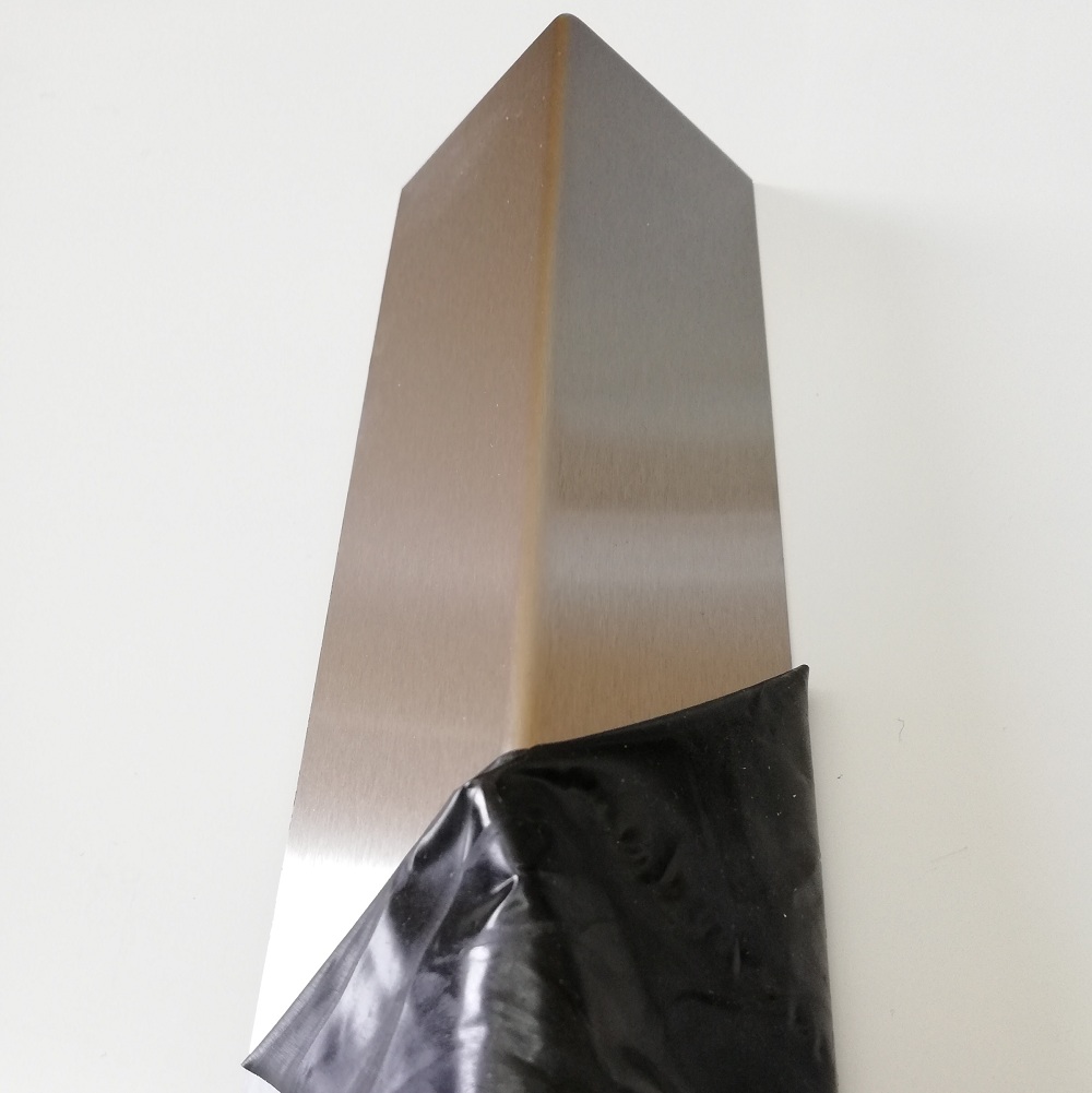 Edelstahl Kantenschutz 2000mm 30x30 mm K240 geschliffen V2A 0,8mm stark Kantenschutzblech Kantenschutz,kreativ bauen 200cm Eckschiene L-Profil Schenkel 3x3cm