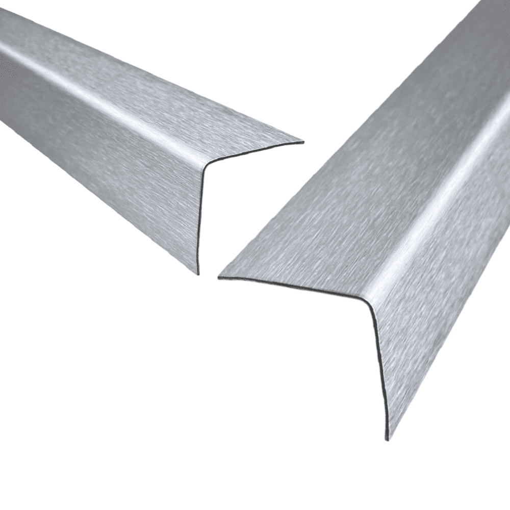 2 Meter Eckschutzprofil Outside V2A Stainless Steel Various Sizes HEX200 -  Silver Brushed Si, 32mm - Buy Online - 219316079