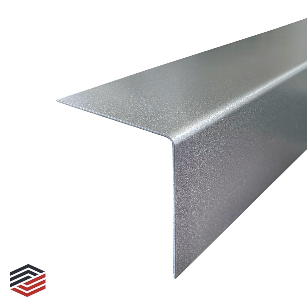Stahl Winkel RAL9007 graualu 0,75mm 