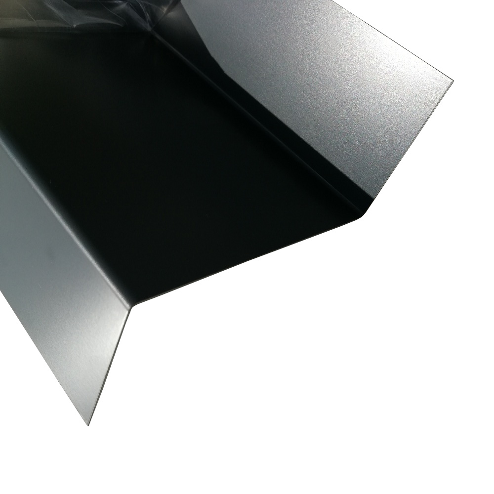C-Profil aus Aluminium anthrazit beschichtet, Stärke 0,8 mm