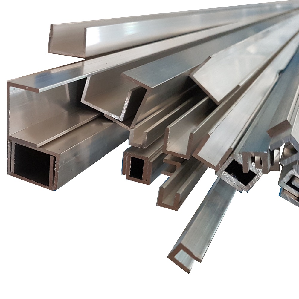 U-Profil Aluminium blank gepresst 40x40x40mm Aussenmaß