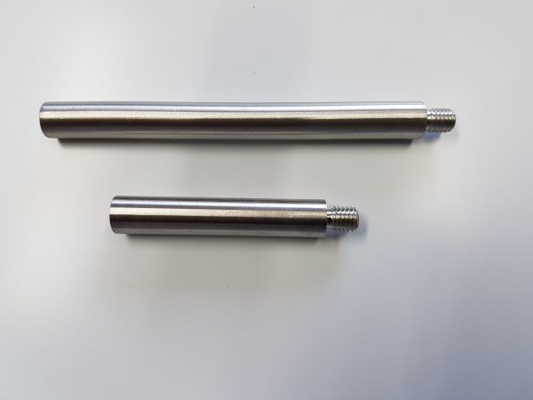Edelstahl Verbindungsstift 120 mm Nutzlänge, Ø 12mm mit M8 Gewinde