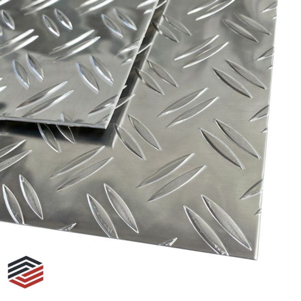 25x1500 Aluminium Riffelblech Duett-Warzenblech 1,5/2 Länge 1500mm 