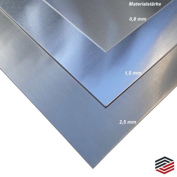 Alu Blech Glattblech Aluminium Al Mg3  Platte Alu Tafel 1,5 mm stark