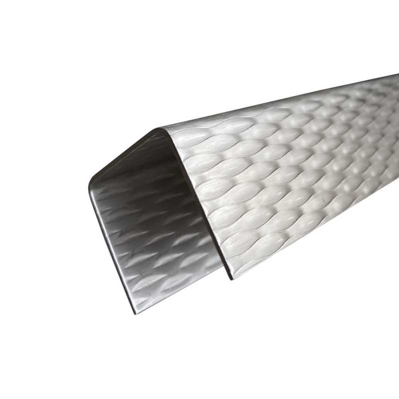 Edelstahl UProfil k240 5wl 1mm profilemetall.de