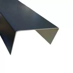 U-Profil aus Stahl verzinkt RAL7016 beschichtet 0,75 mm stark anthrazitgrau