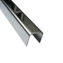Edelstahl U-Profil 0,8 mm stark V2A Super-Mirror 8